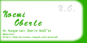 noemi oberle business card